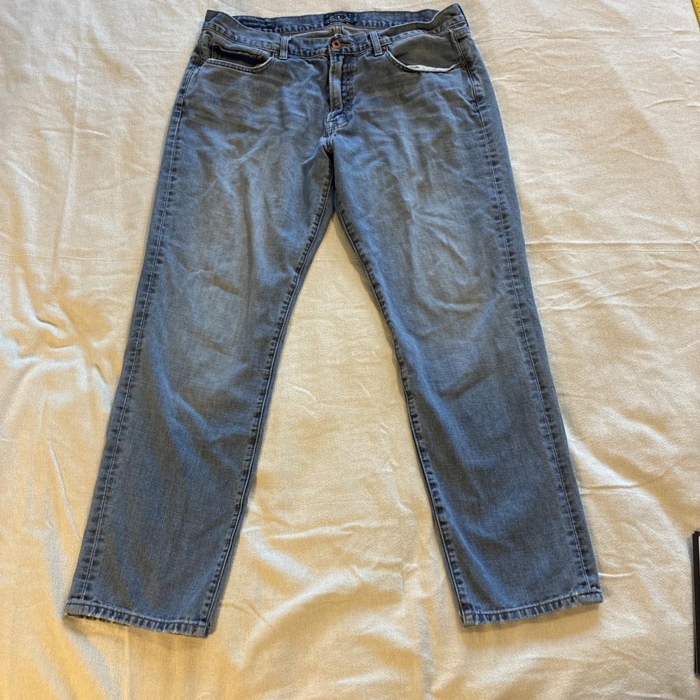 Lucky Brand Men's Jeans 38 X 32* Med Blue 221 Original Straight Mid-rise Classic
